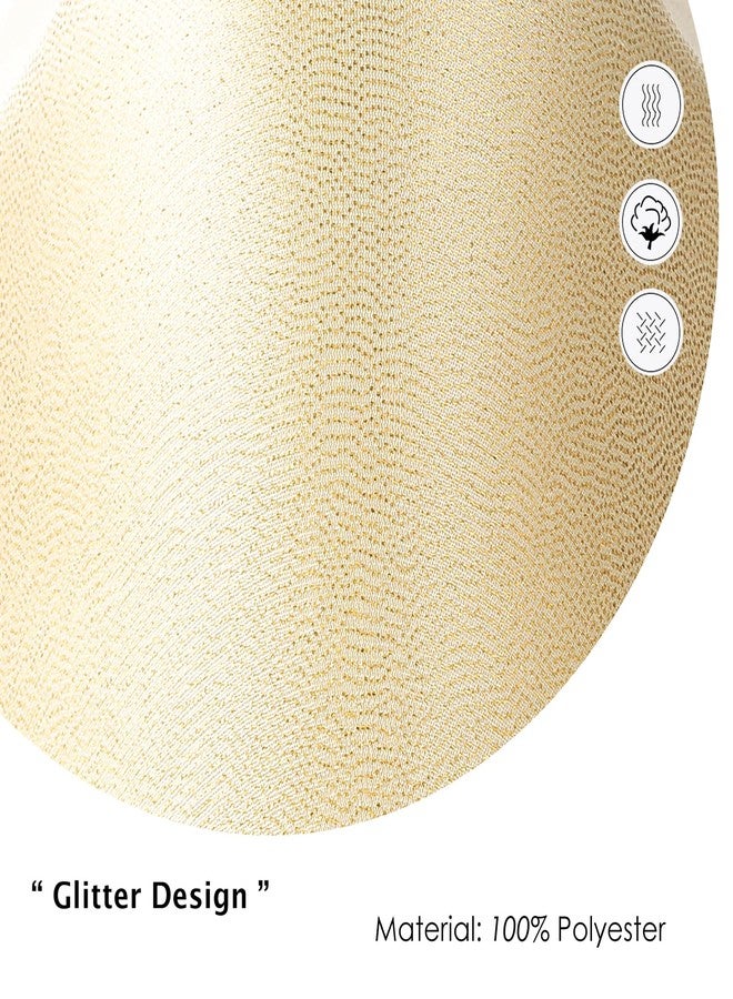 Lisianthus Glitter Cowboy Hat for Women and Men Party Disco Cowgirl Hat Gold - Image 3